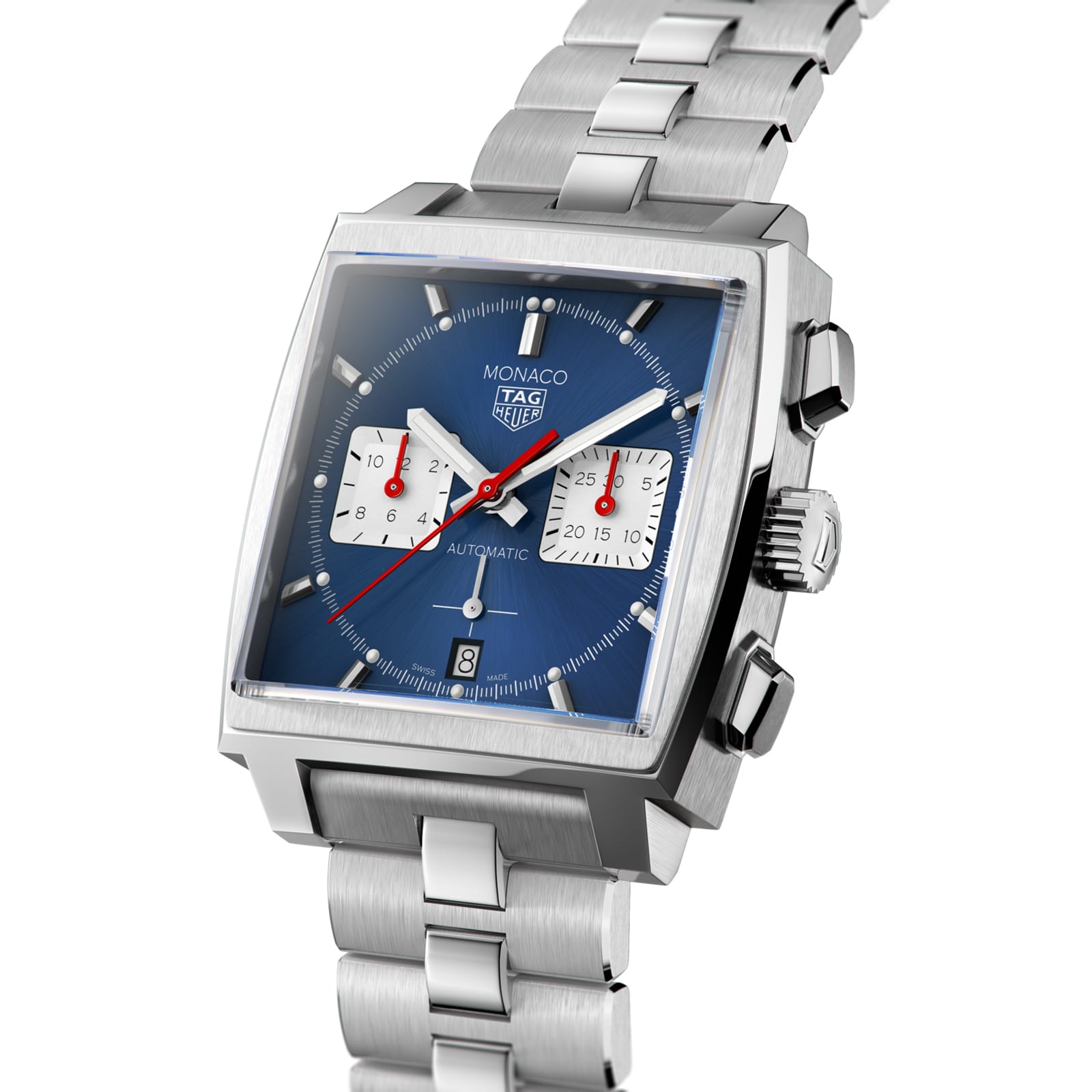 TAG Heuer Replica Watch Monaco Chronograph Automatic 39 mm Steel(1:1 replica) - Top club