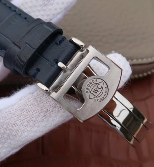 Replica IWC AZ Portuguese Tourbillon IW5046 White Dial Blue Markers - Top club