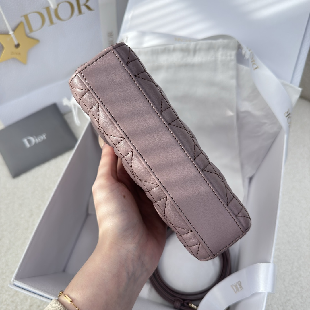 Dior Small Lady D-Joy Bag Purple For Women 6,3in/16cm1:1High-quality replica
