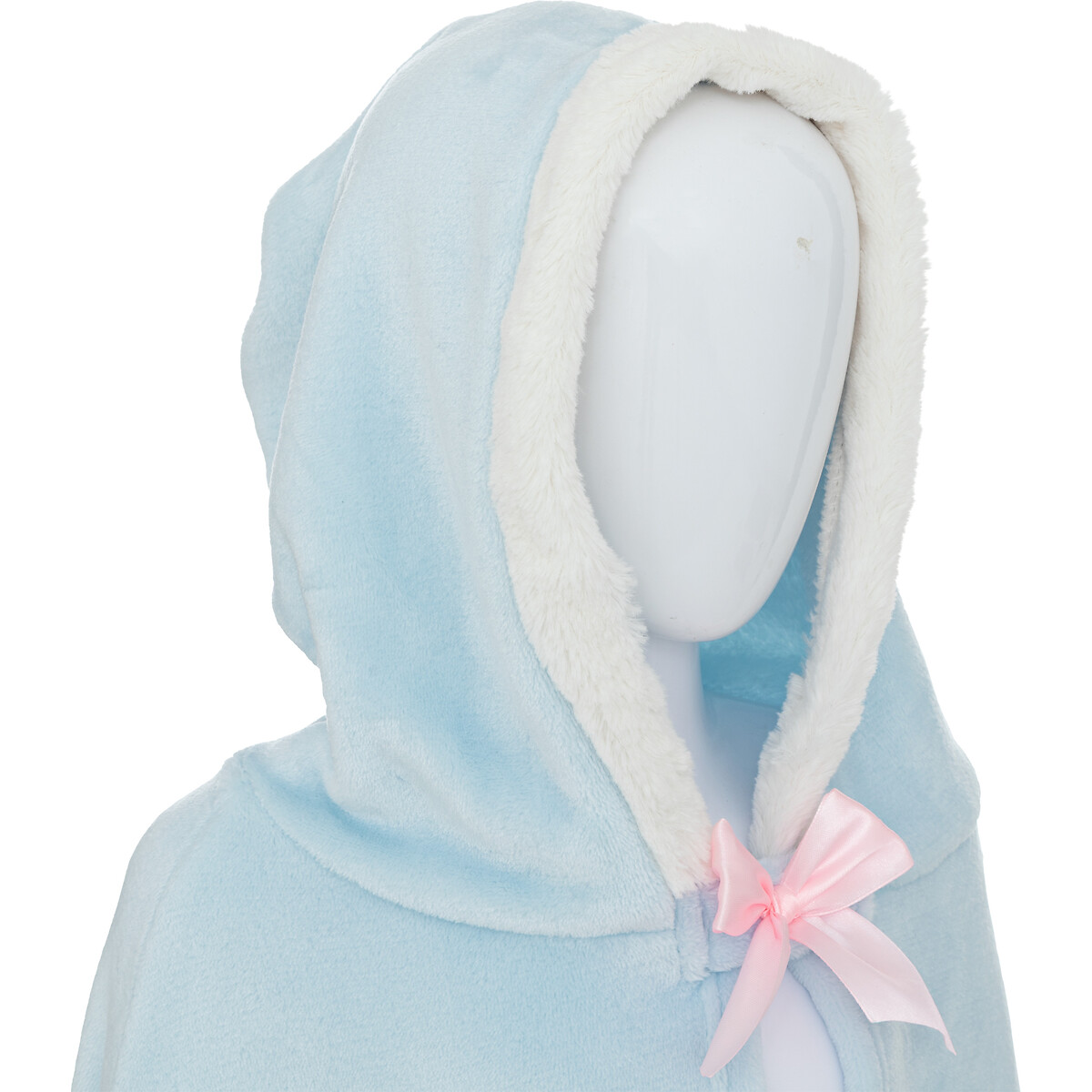 Throw Flannel, light blue, 100x115 cm