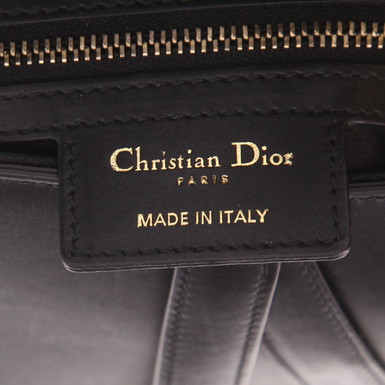 Dior Saddle shoulder bag in black leather1:1High-quality replica