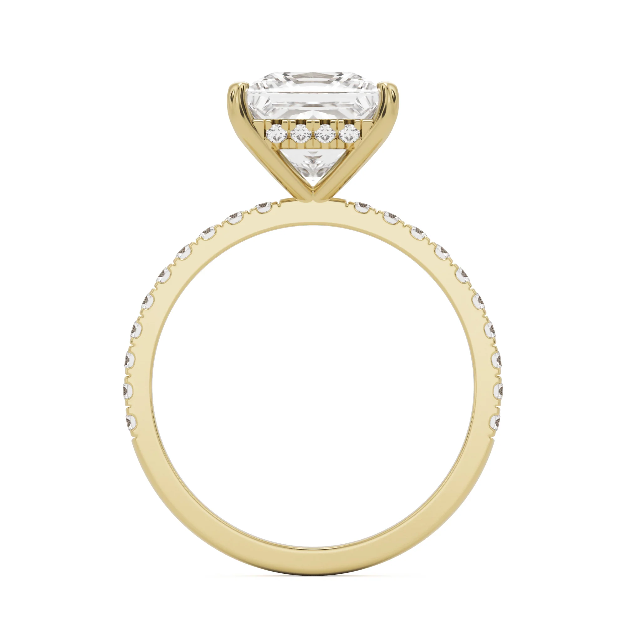 The Princess Hidden Halo Pavé
