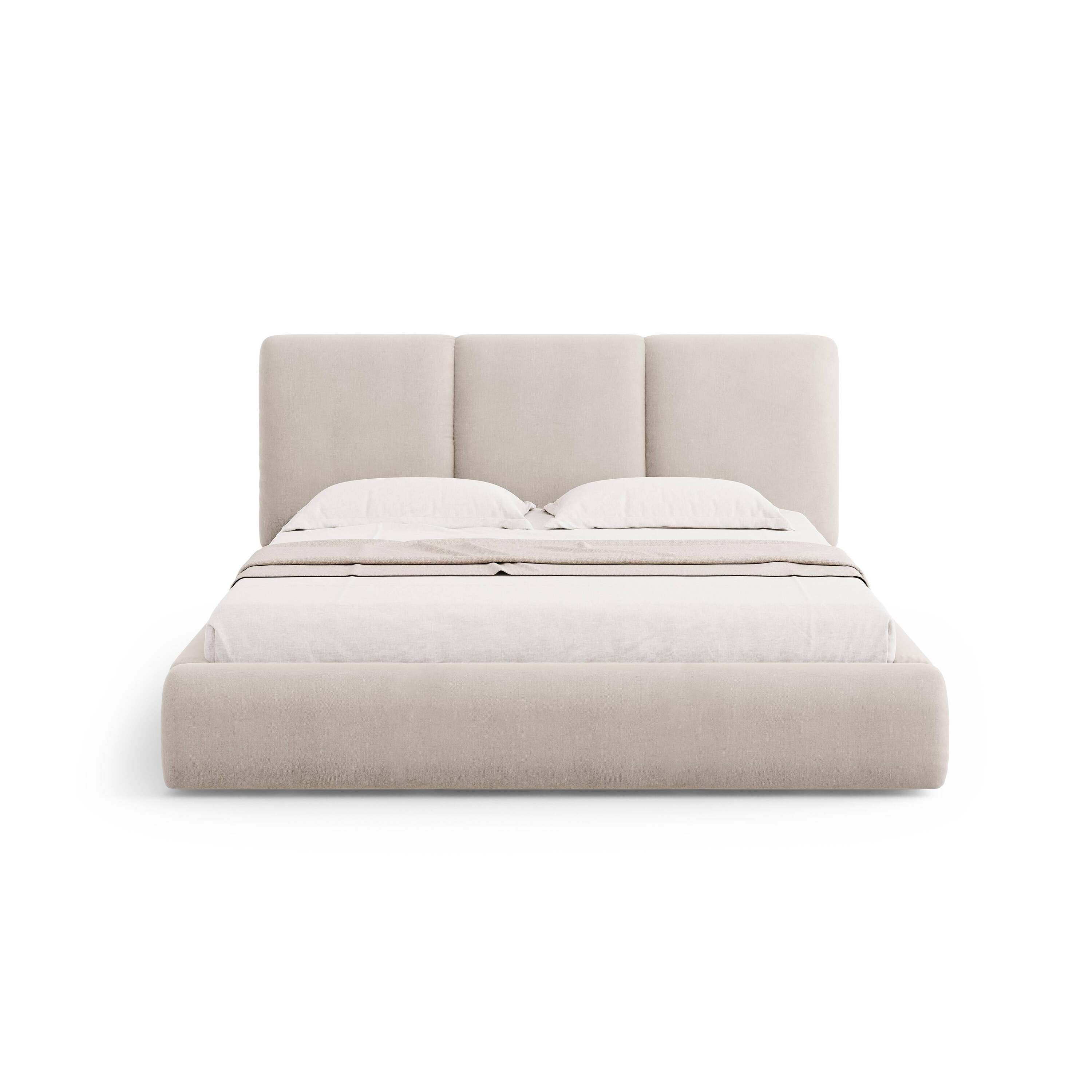 Windsor & Co Horizon Bedframe met Opbergvak - 200 x 200 cm - Chenille