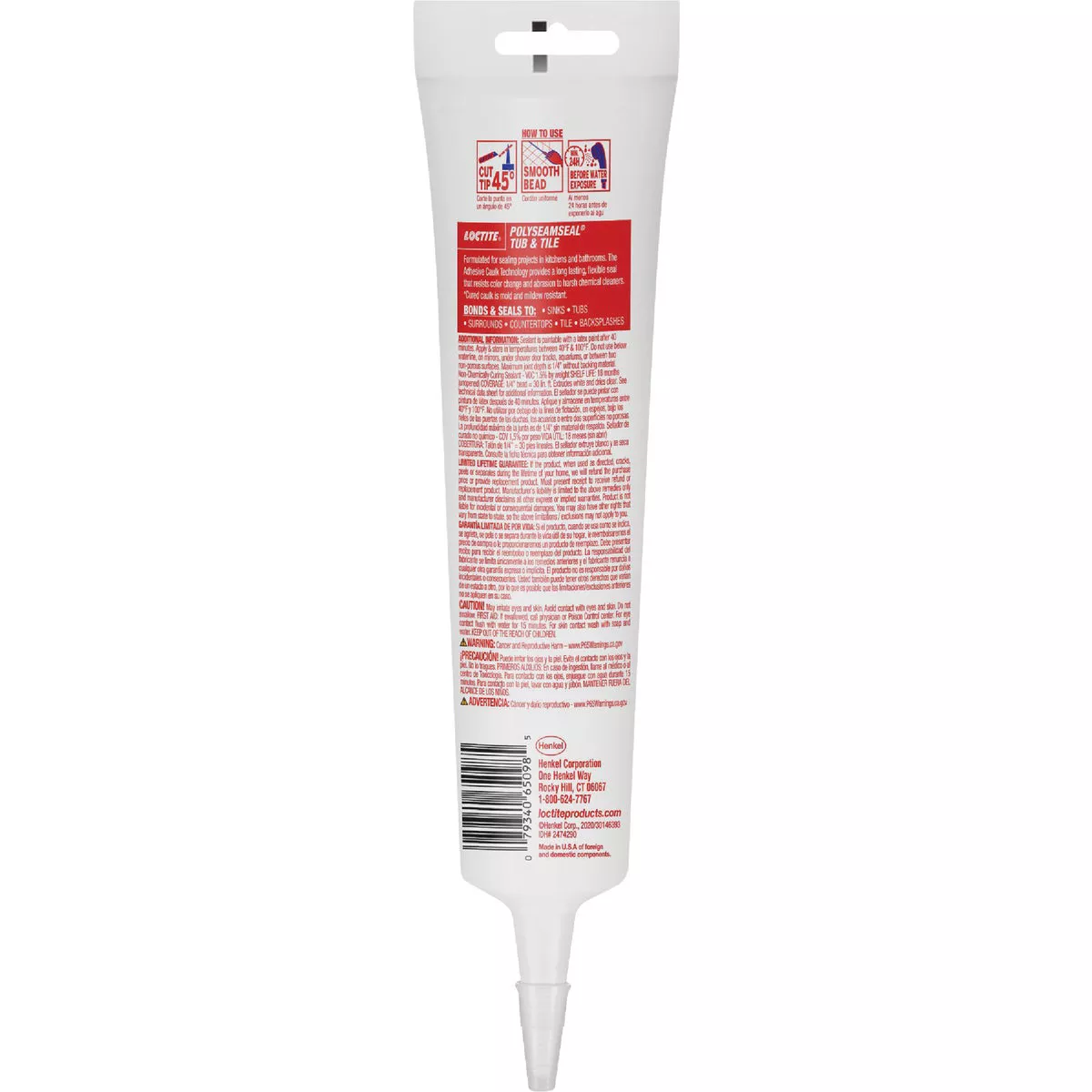 Loctite Polyseamseal 5.5 Oz. Clear Kitchen & Bath Caulk