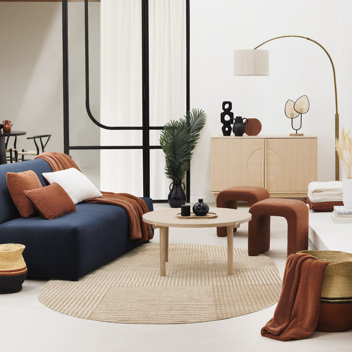 Lamp "Olme" Metal, h.44 cm