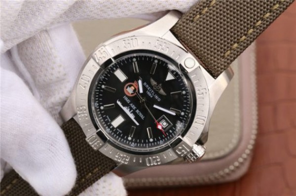 Replica Breitling Avenger Seawolf HMS Ark Royal Limited edition Nylon Strap A2836 - Elite Watch Atelier