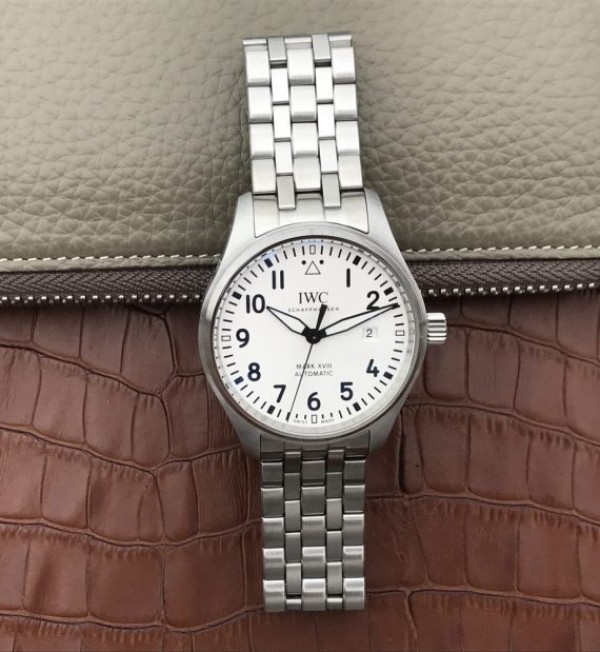 Replica IWC XF Mark XVIII IW3270 White Dial SS Bracelet A2892 - Top club