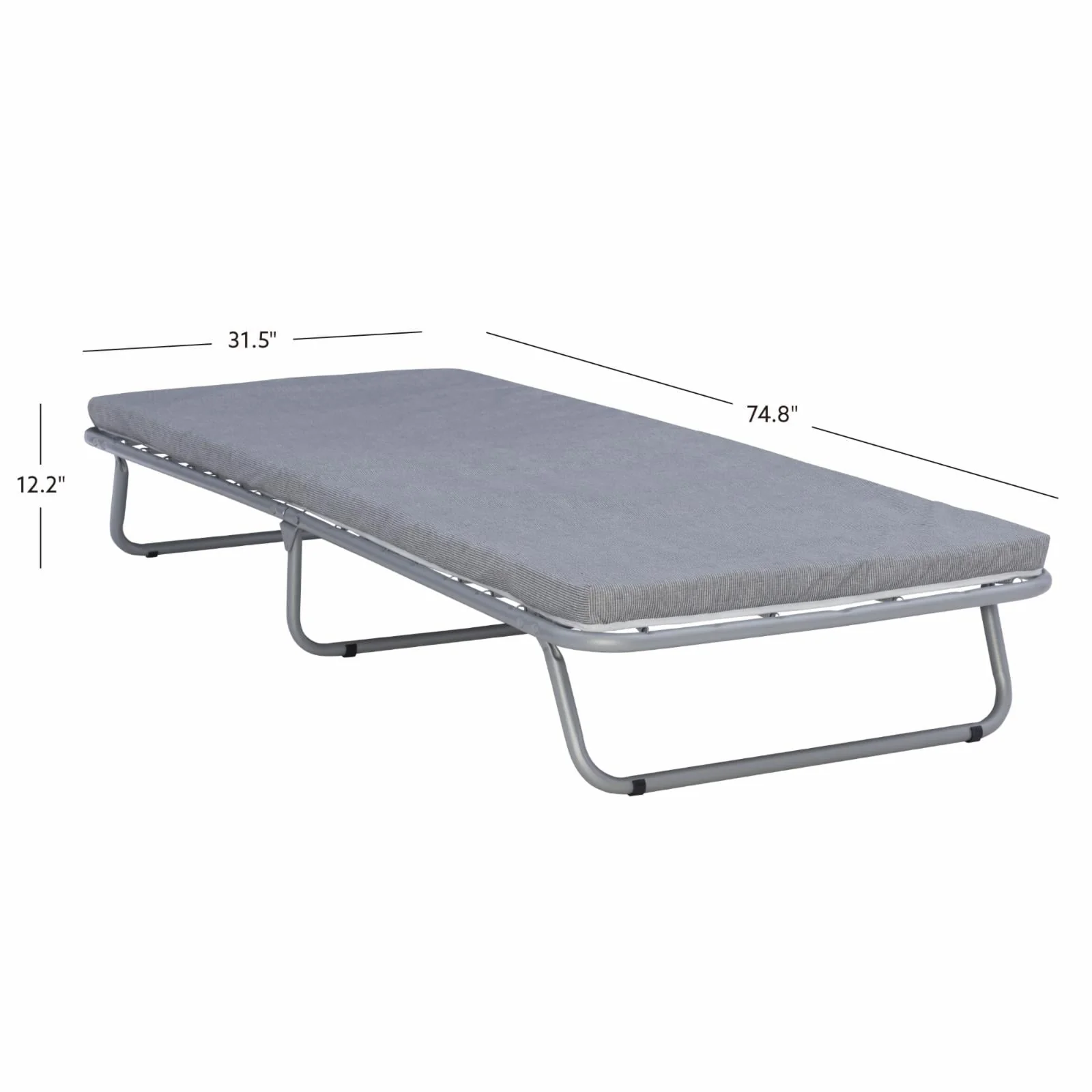Linon Home Decor FDB533FLDAS 12.20 x 31.50 x 74.80 in. Doxon Folding Bed - Image 6