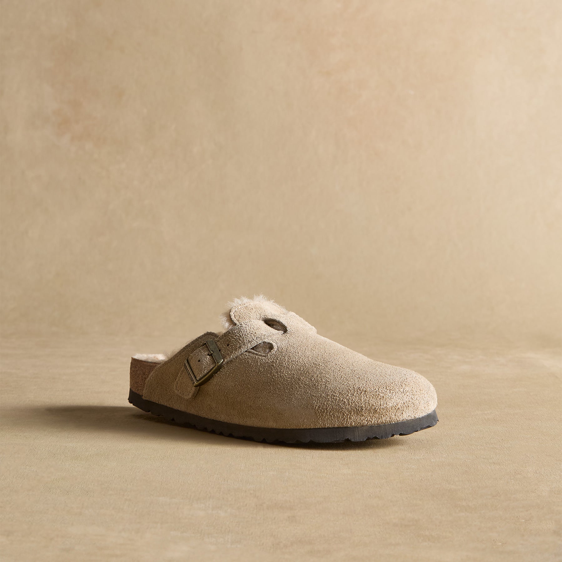 Boston Shearling Suede Mules - Sundance Clothing