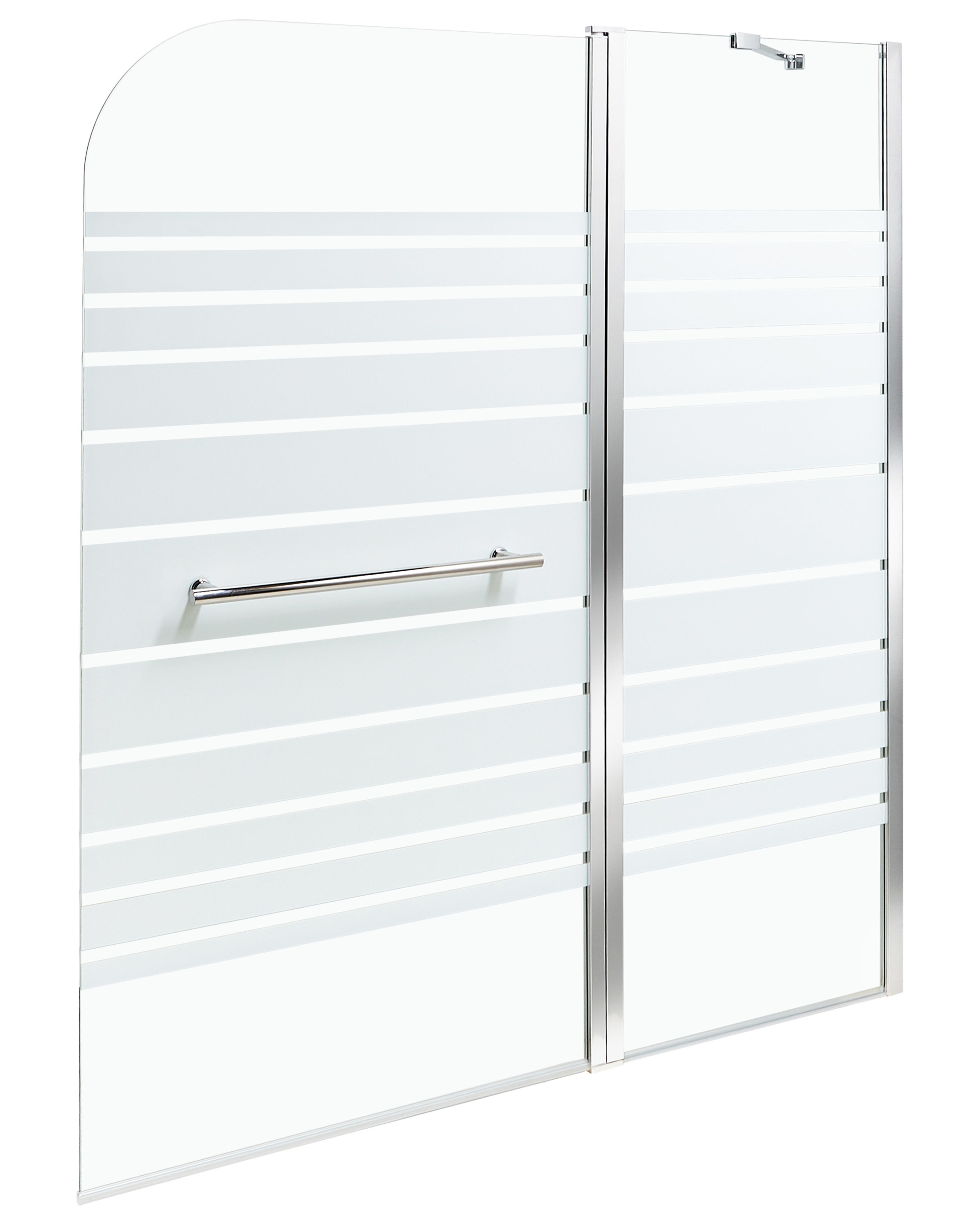 Shower Bath Screen TUAPI 1400 x 1200 mm Silver