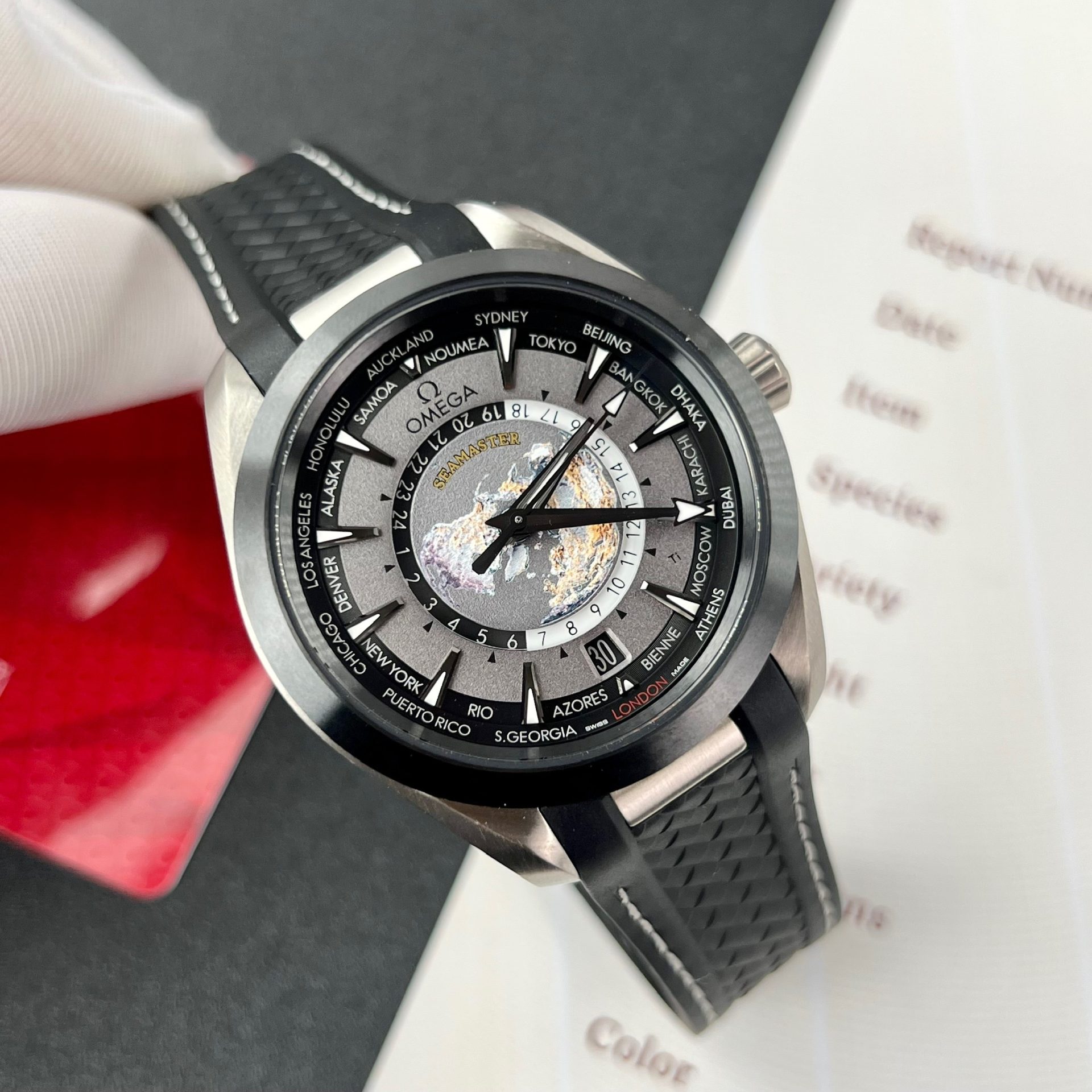 Omega Replica 1:1 Watch Seamaster Aqua Terra Worldtimer Factory VS 43mm - Top club