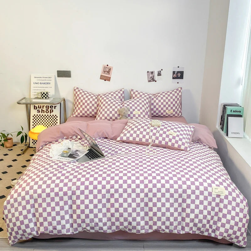 CheckeredDream | Volle Ruit Dekbed met Kussenslopen