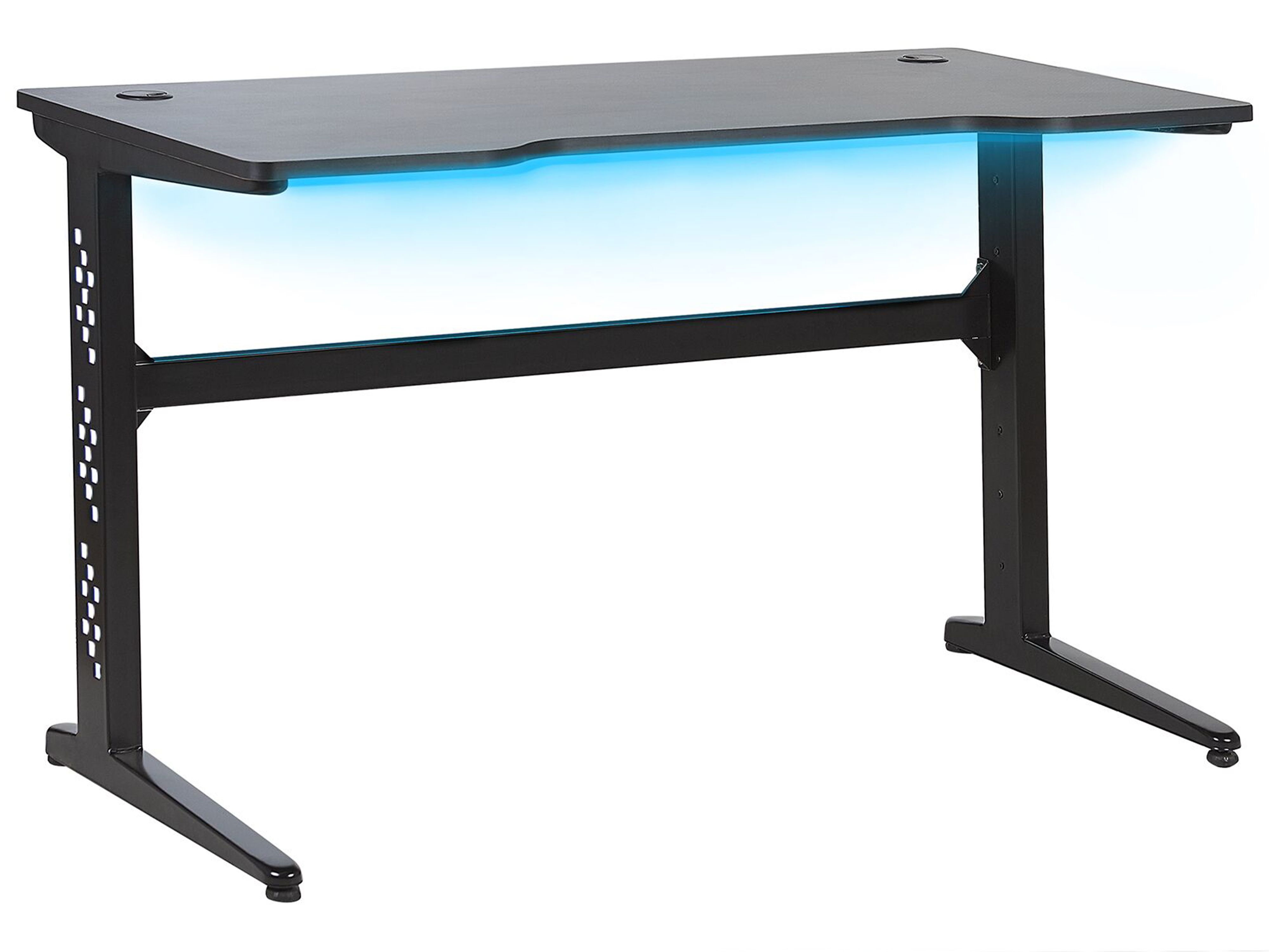 Gaming Desk DEXTER Black 120 cm 60 cm RGB LED