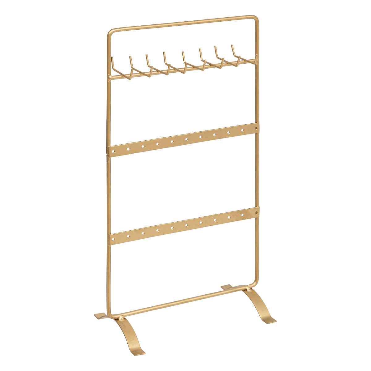 "Laurel" jewellery box Golden metal, H.28 cm