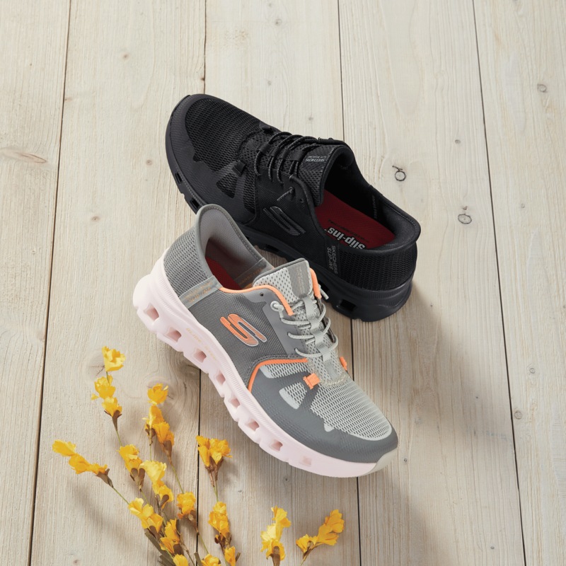 Skechers Slip-Ins Work Glide Step Shoe with Electric Shock Resistance - MIDNIGHT VELVET CATALOG