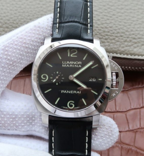 Replica Panerai SF PAM312 Black Leather Strap P.9000 Super Clone - Top club
