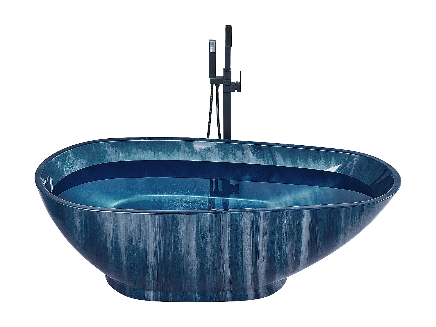 Baignoire îlot RIOJA 170 x 80 cm Bleu marine