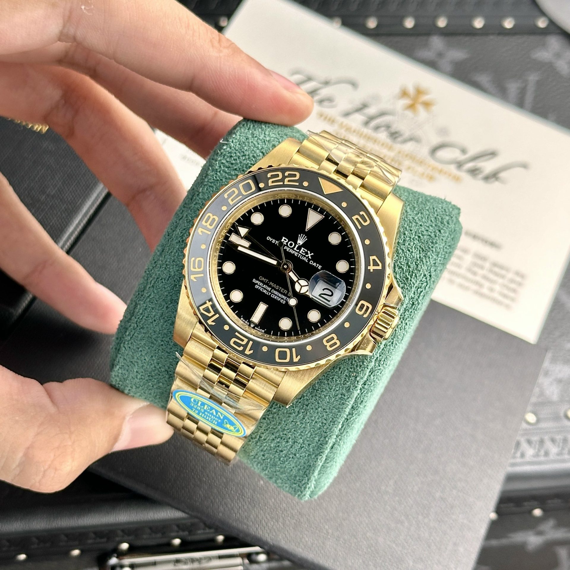 Rolex Replica 1:1 Watch GMT-Master II 126718GRNR Black Dial Clean Factory 40mm - Elite Watch Atelier