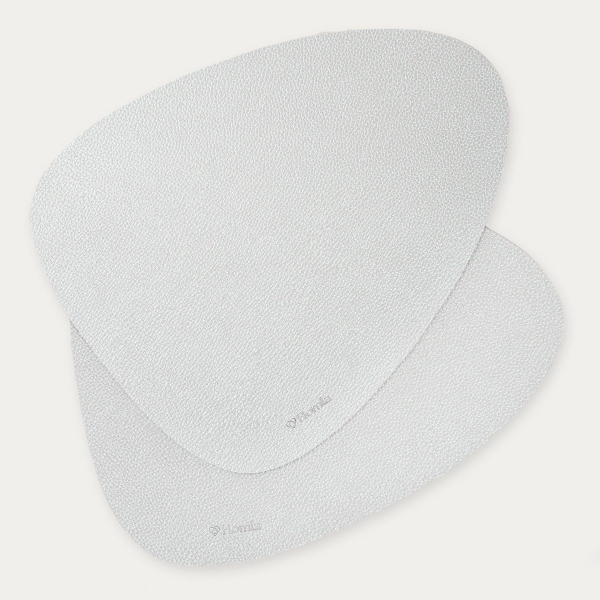 Maty stołowe FEMELO srebrne, zestaw 2 szt. 38 cm