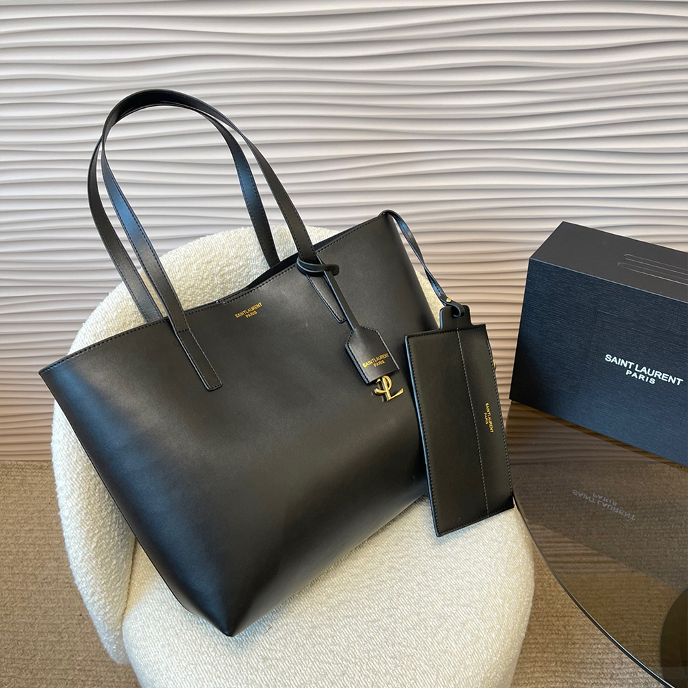 Saint Laurent YSL  Tote Leather Handbag Shoulder Bag