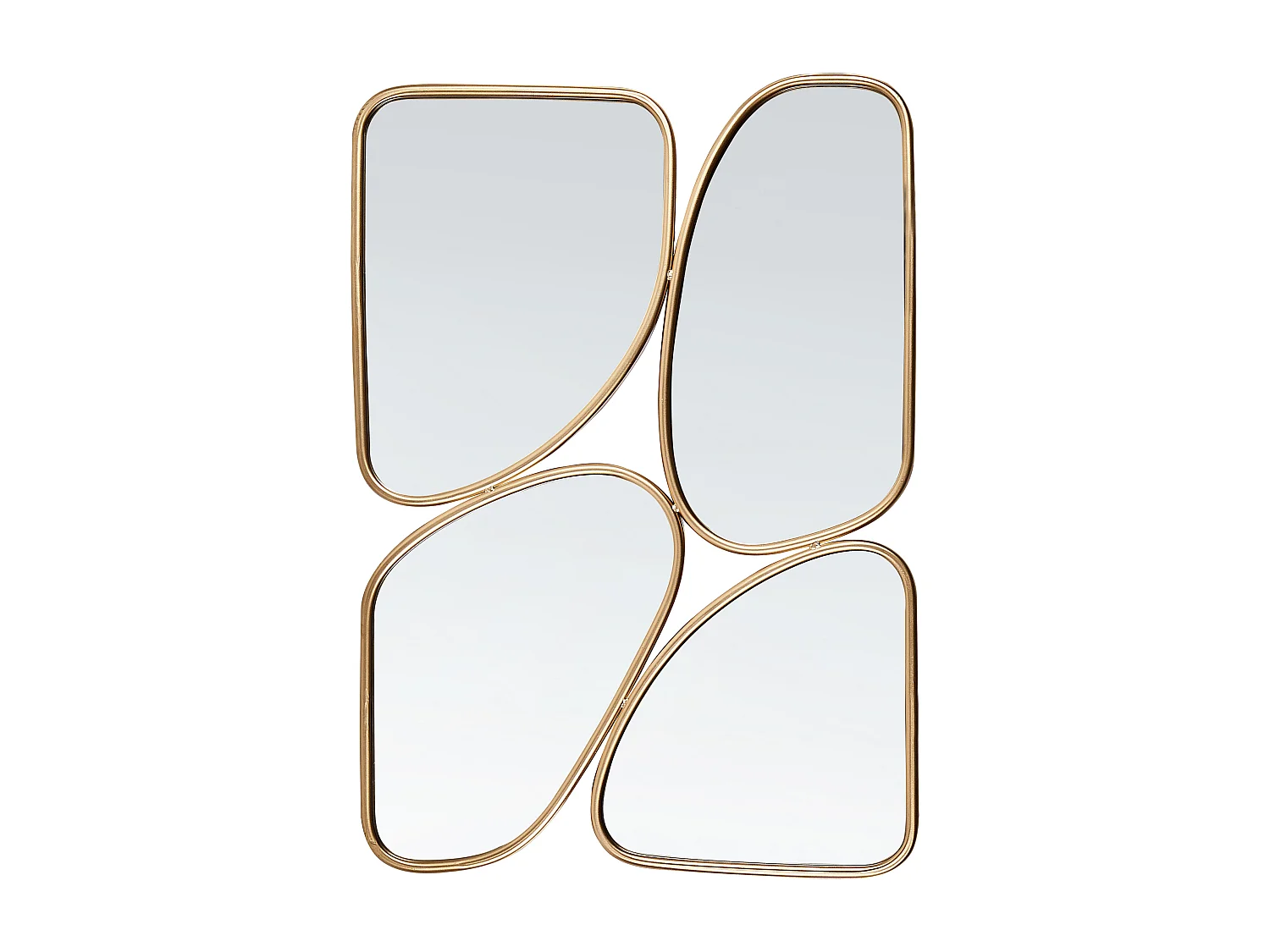 Miroir DIANCEY 70 cm 100 cm Métal Doré