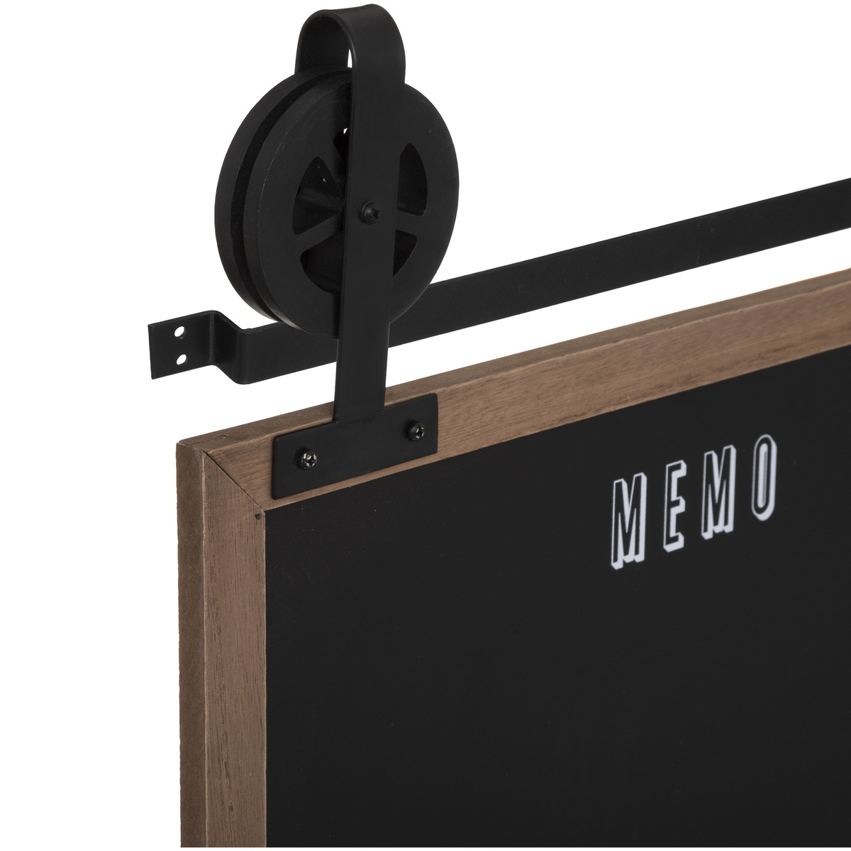 Slate memo"Dan" Black, 55x68 cm