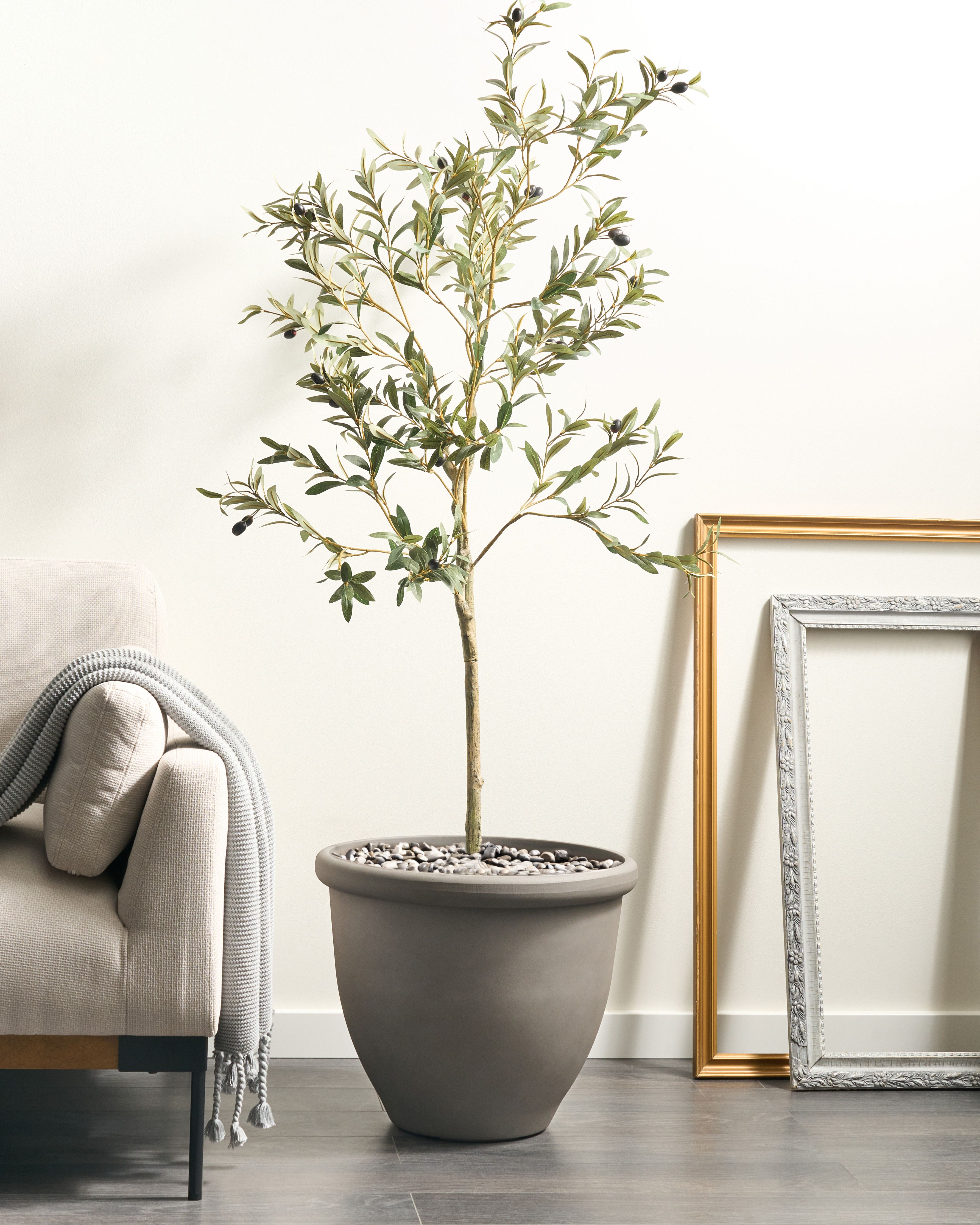 Plant Pot TESALIA 49 cm Grey