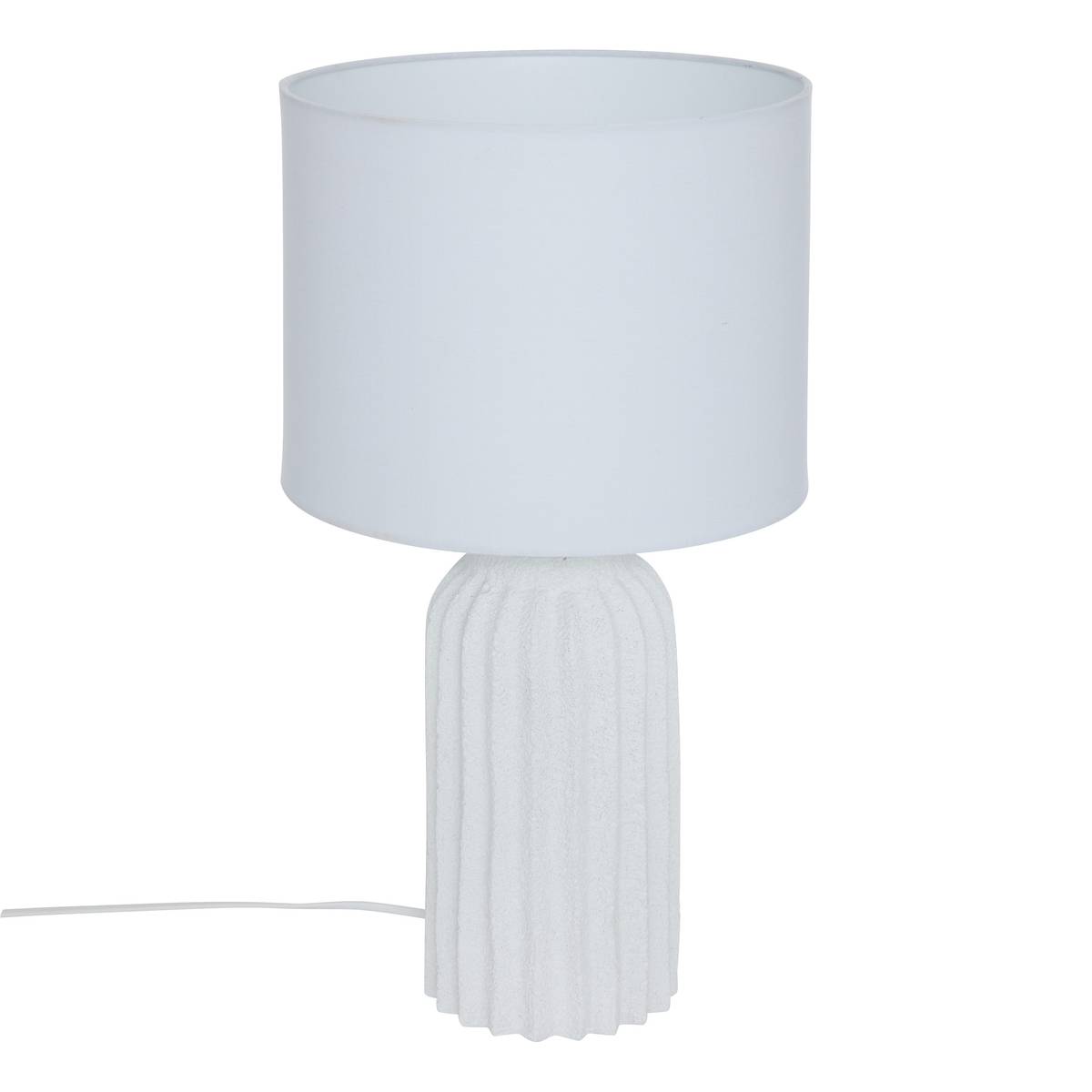 Lamp "Fernan" White, H.50 cm