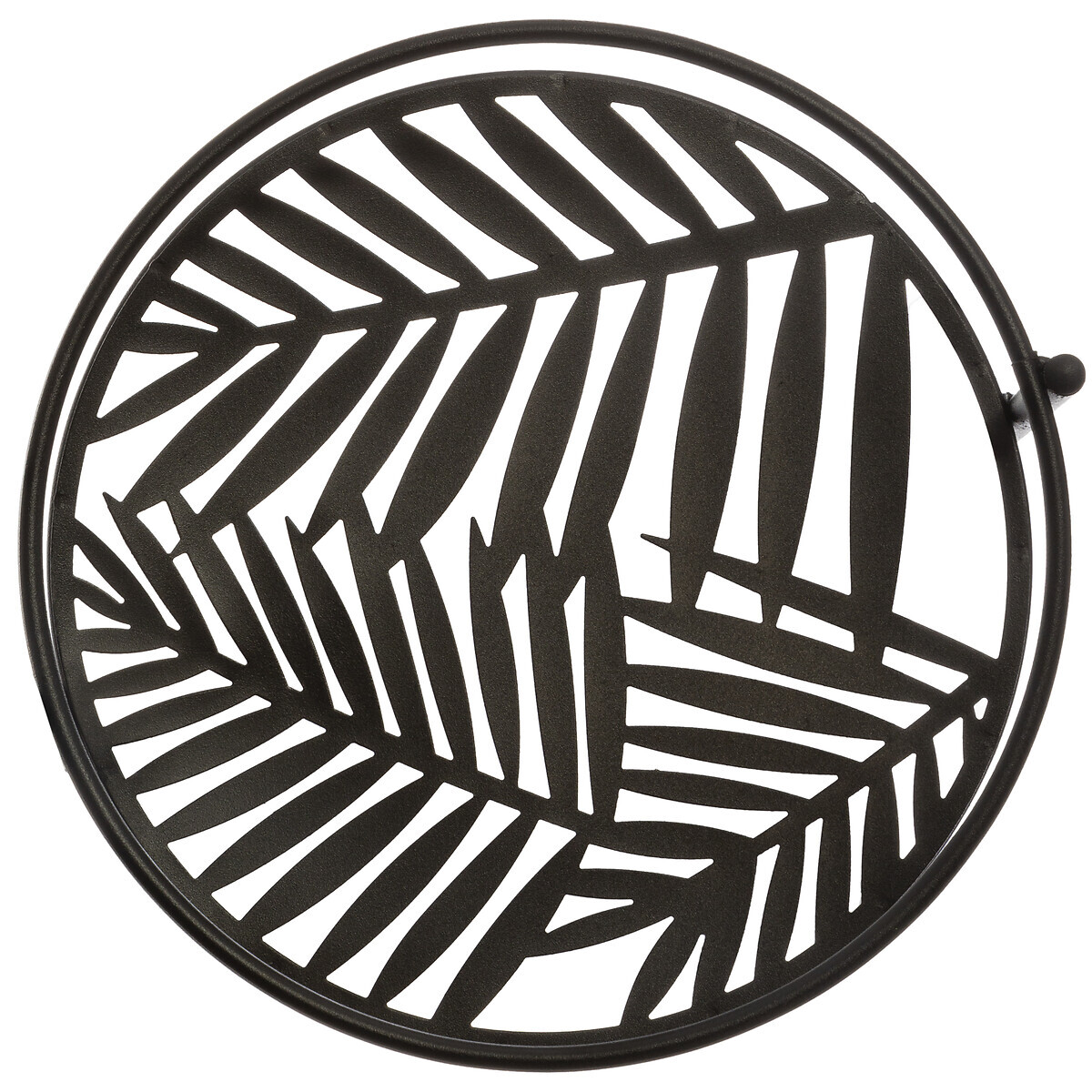 Set of 3 plant holders Black, L.49 cm