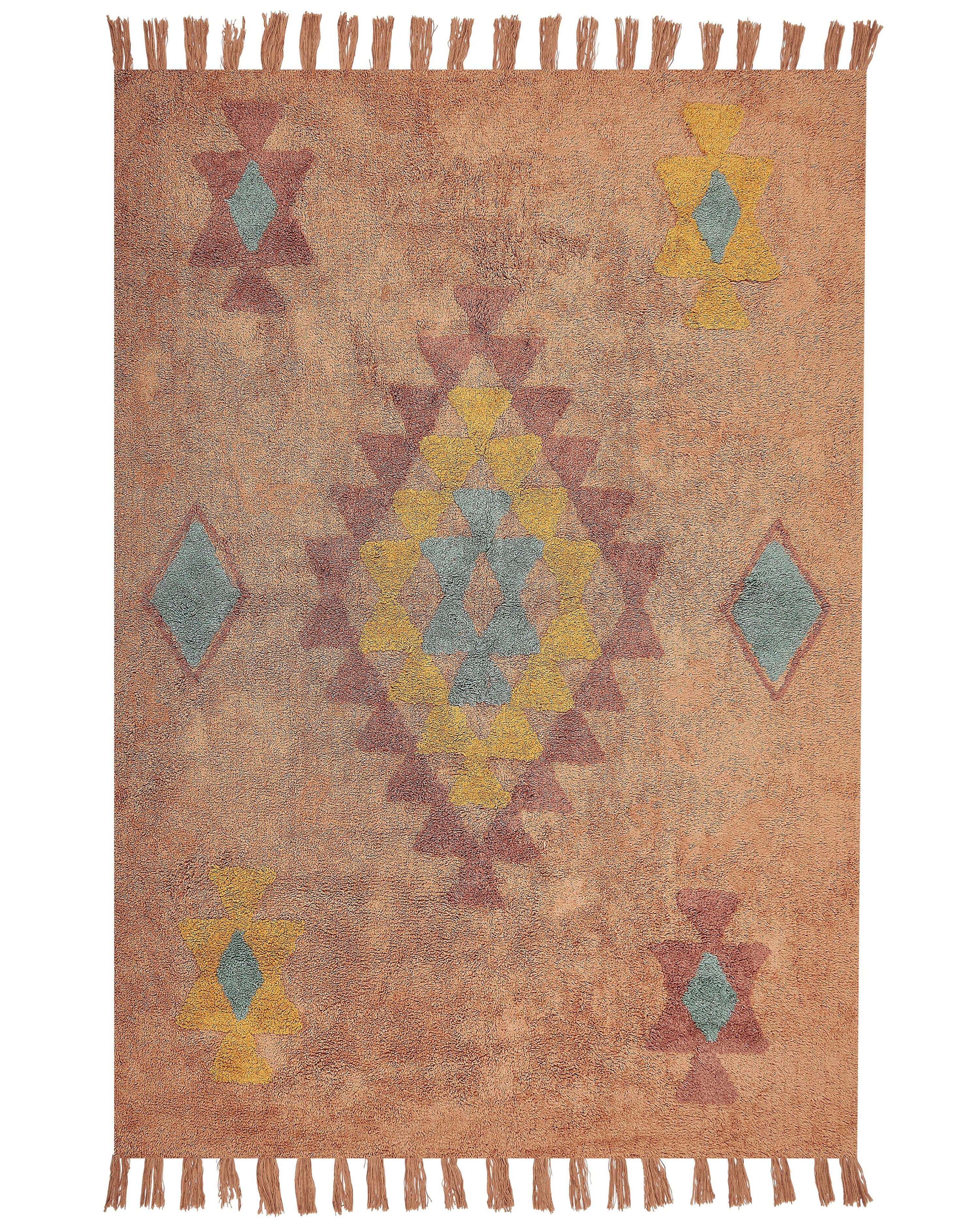 Rug IGDIR Orange 160 x 230 cm Cotton