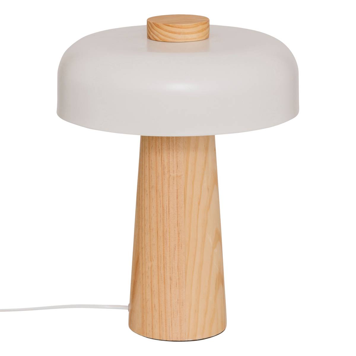 Sector Mushroom Lamp "Pola" White, H.36 cm