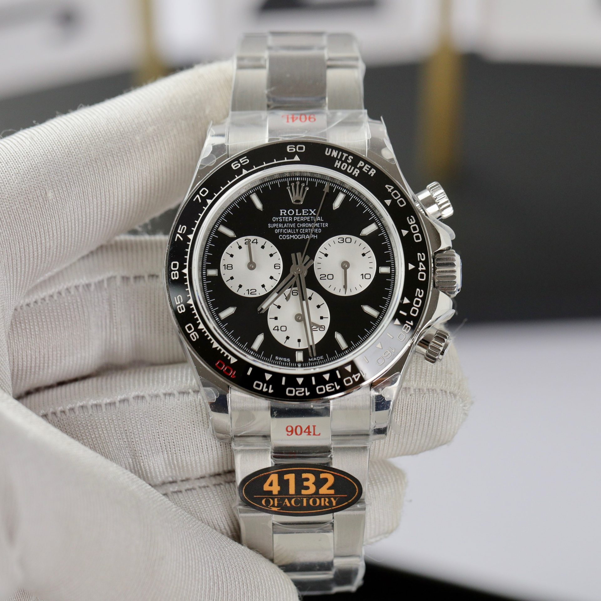 Rolex Replica Watch Daytona Chronograph 126529LN Dial Black QF Factory 40mm - Elite Watch Atelier