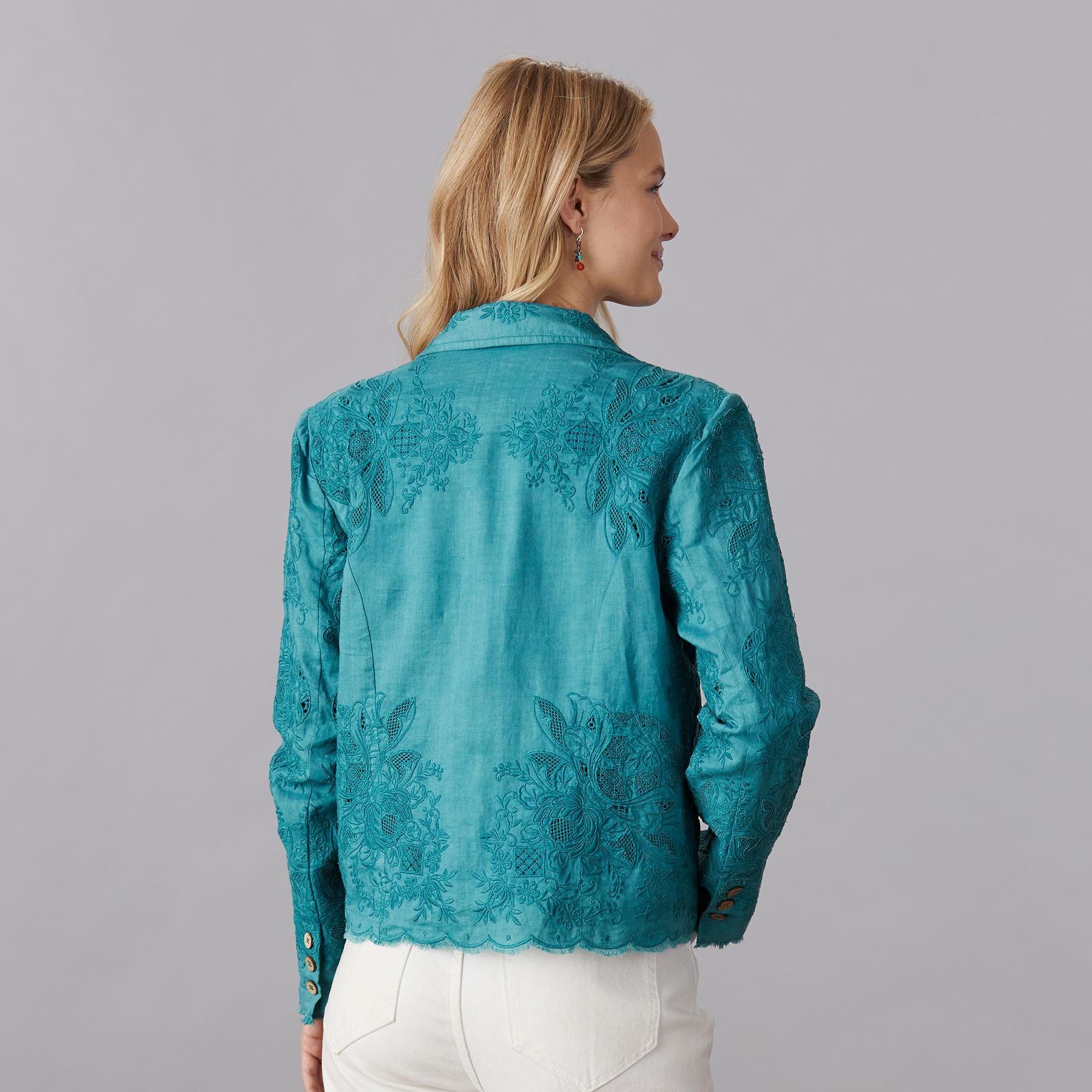 Rosette Lace Jacket - Sundance Clothing