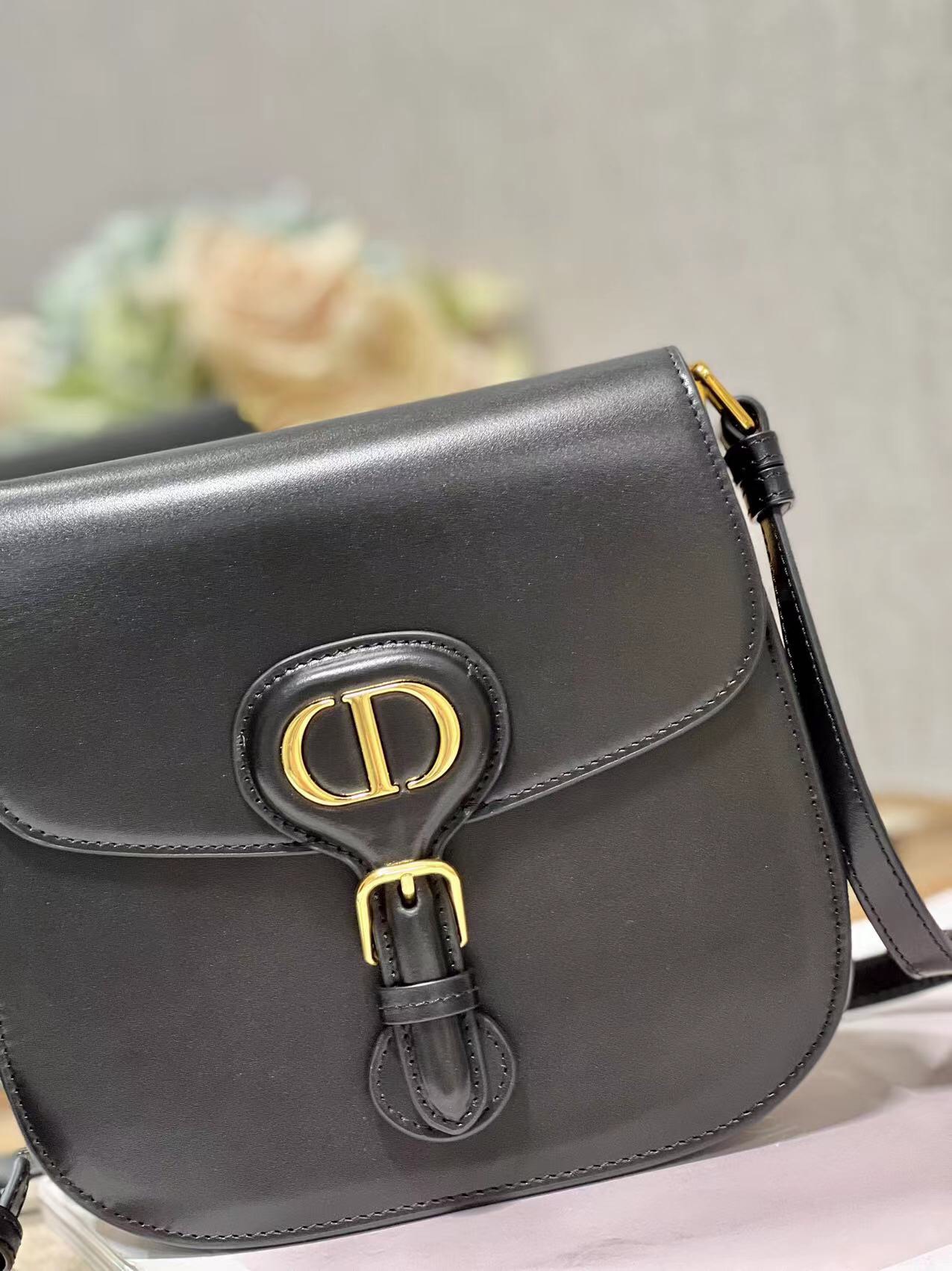 Bobby Frame Bag Black/Brown/White/Greige For Women 8in/20cm M9333UMOF_M9001:1High-quality replica