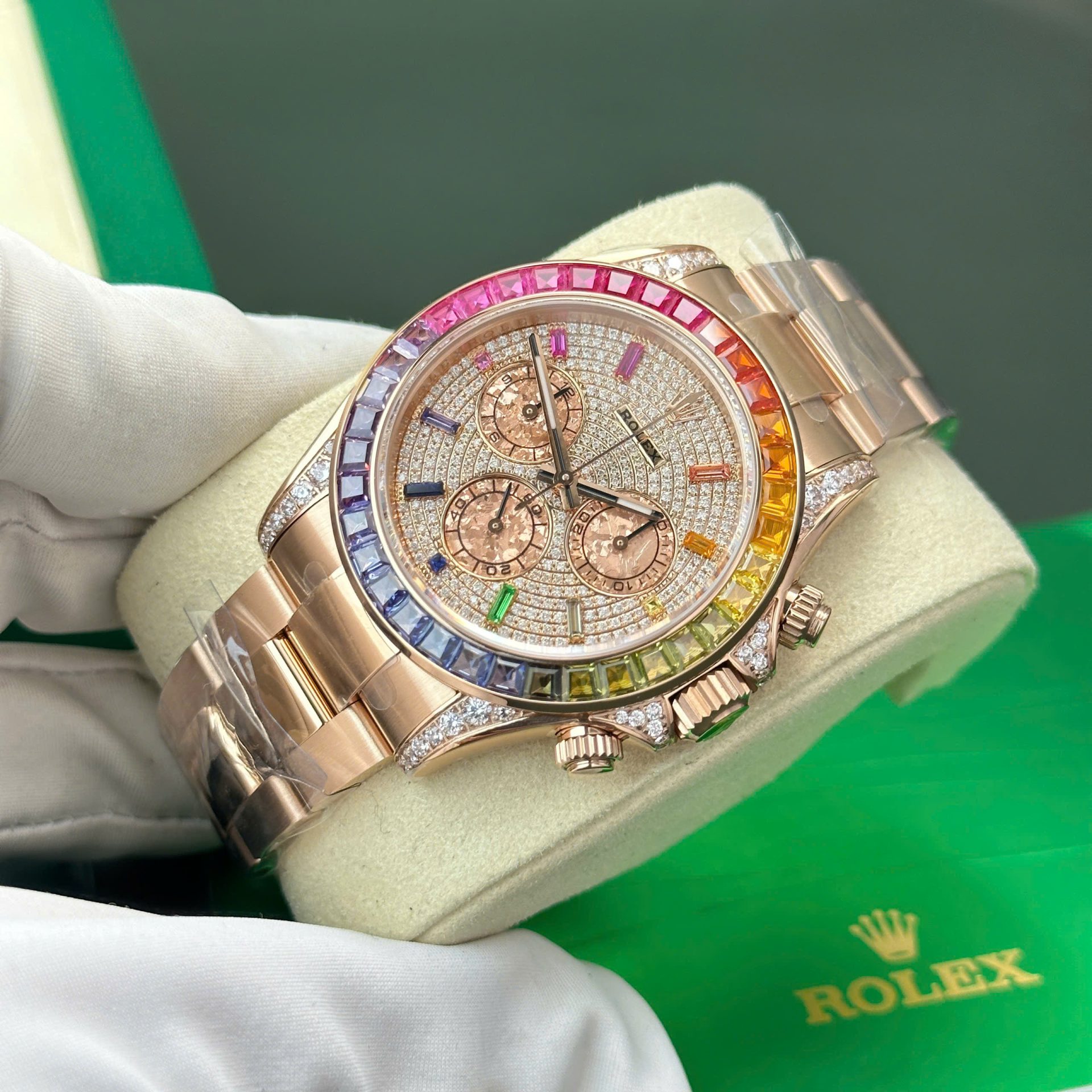 Rolex Cosmograph Daytona 116595 Rainbow Replica Watch BT Factory 40mm - Top club