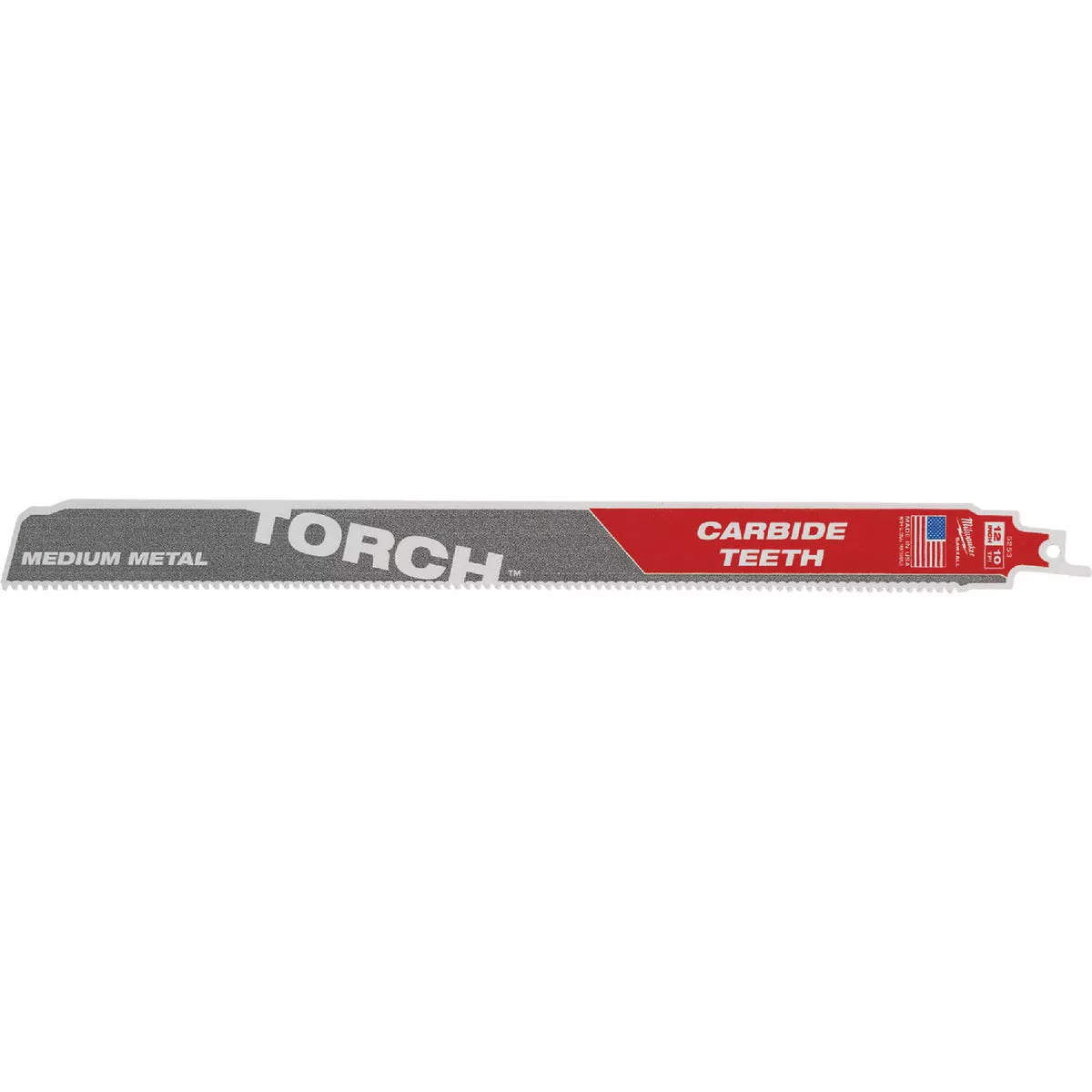 Milwaukee SAWZALL TORCH 12 In. 10 TPI Carbide Medium Metal Reciprocating Saw Blade