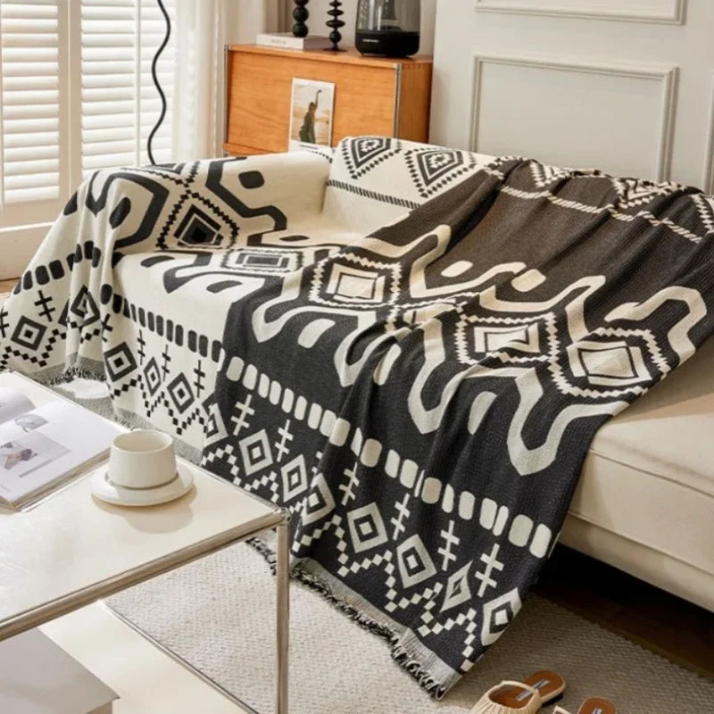 GeometrischStijl | Dubbelzijdige Bohemia Sofa Cover
