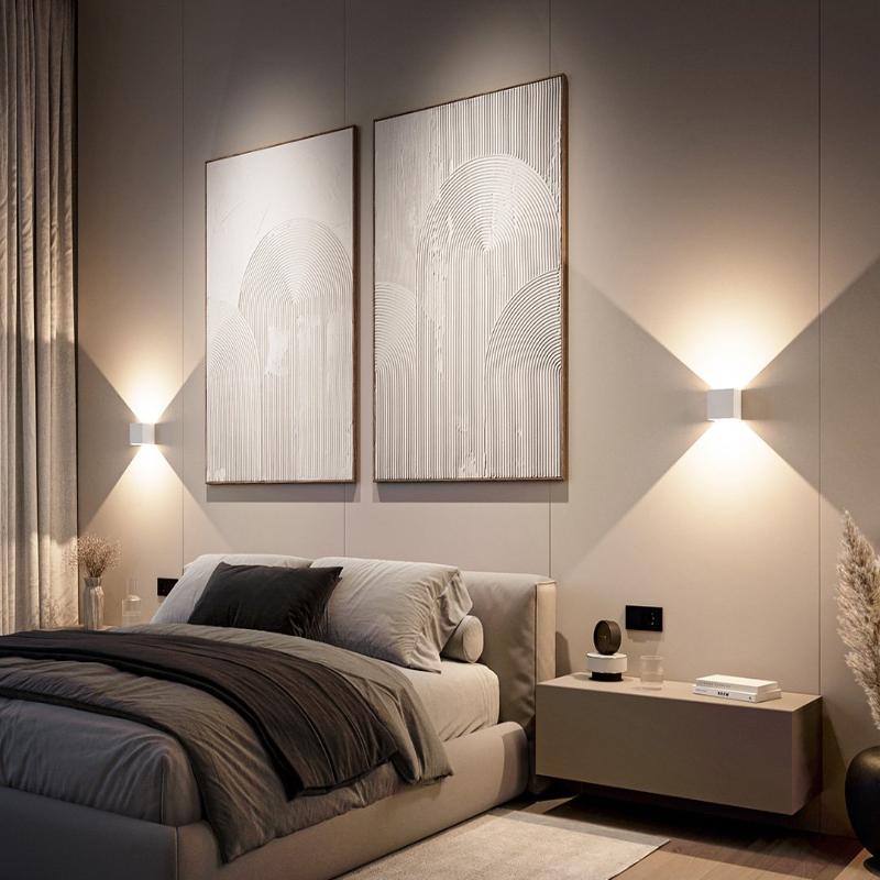 LumiGuard | Moderne LED Wandlamp met Warm Verlichting
