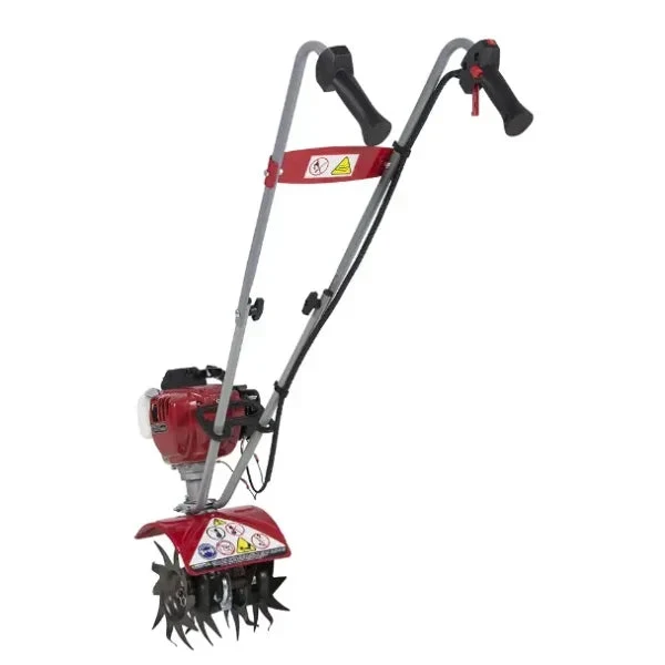 MANTIS Mini Tiller Cultivator 25-cc 9-in Front-Tine Forward-Rotating Red - 7268 - Image 2 MANTIS Mini Tiller Cultivator 25-cc 9-in Front-Tine Forward-Rotating Red - 7268 - Image 2