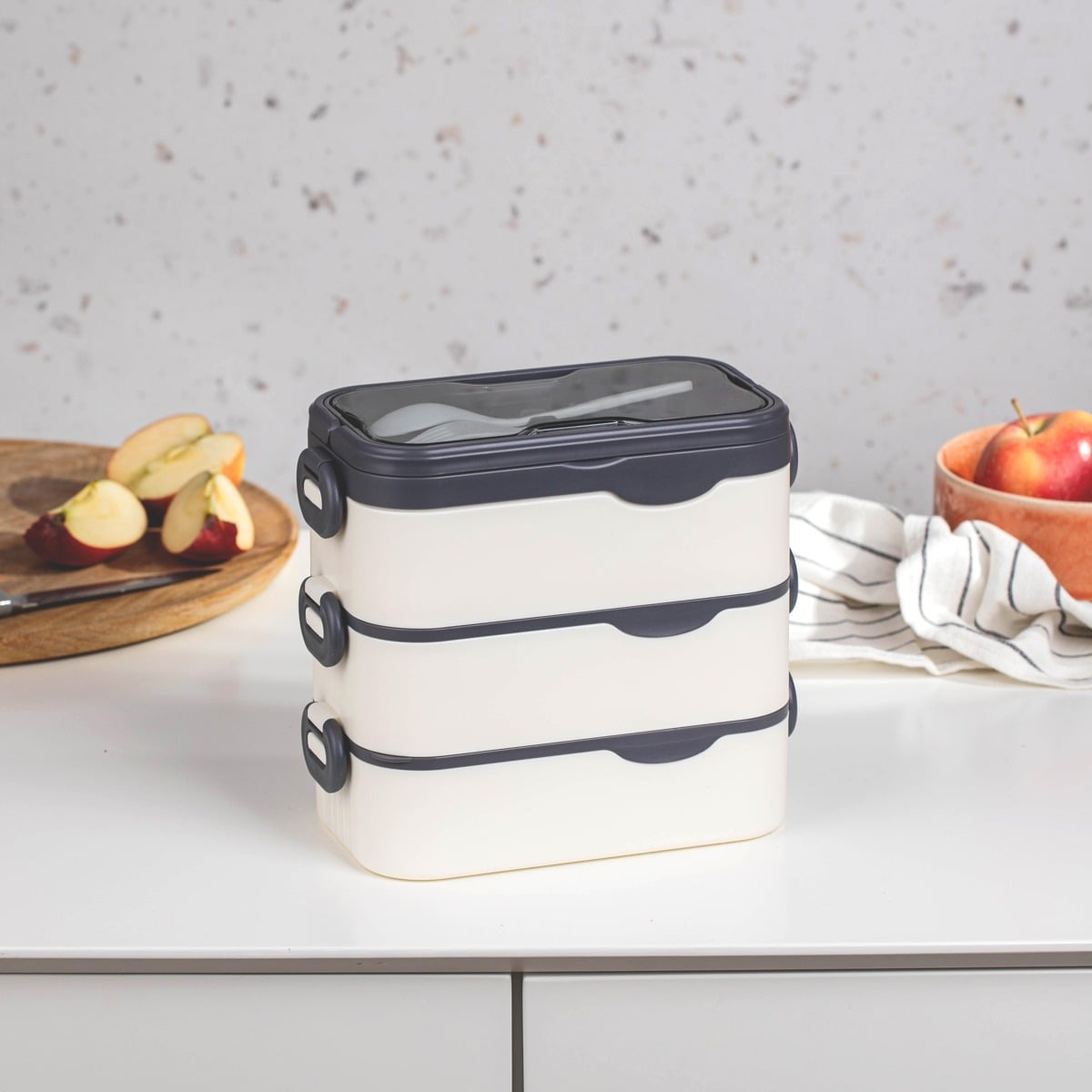 Lunchbox B2 MESA trzypiętrowy 2l