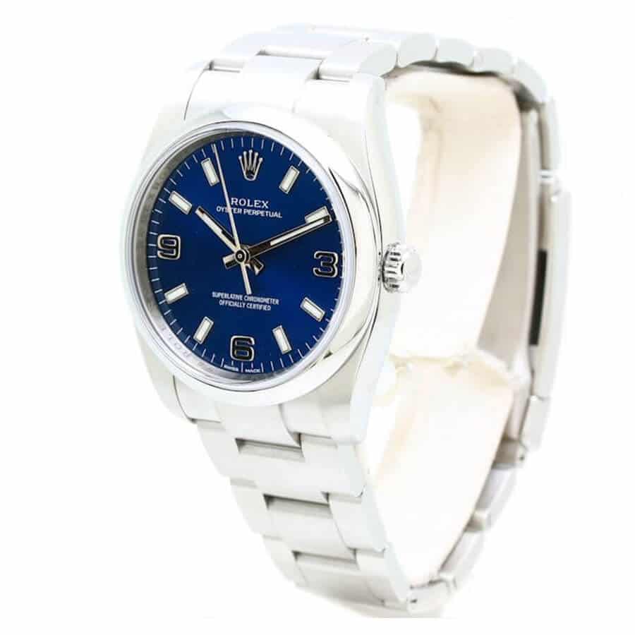 Rolex Air King 114200-0014 Blue Dial Steel Replica - Elite Watch Atelier