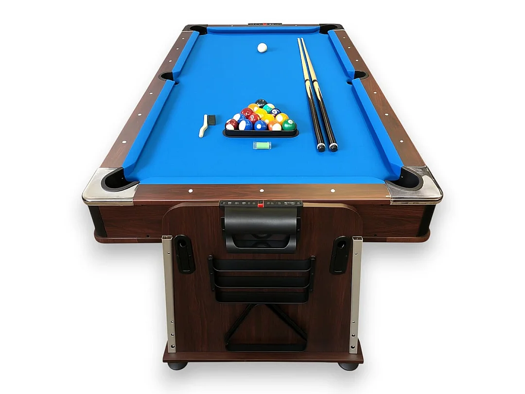 Table de Billard 7 pieds Multi-jeux bleu Air Hockey, Table de Tennis, Table – Stark