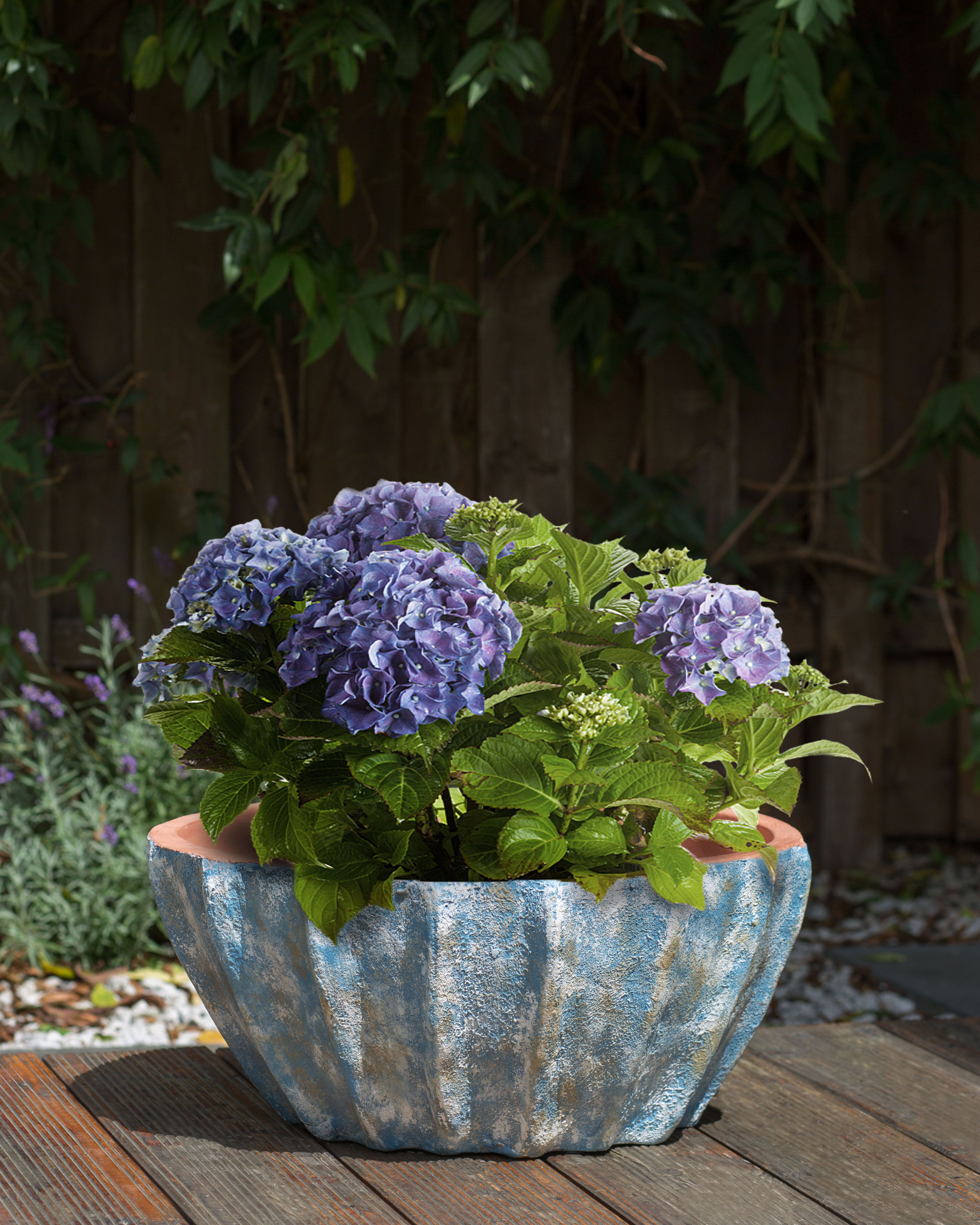 Plant Pot OSTRYA 51 cm Blue