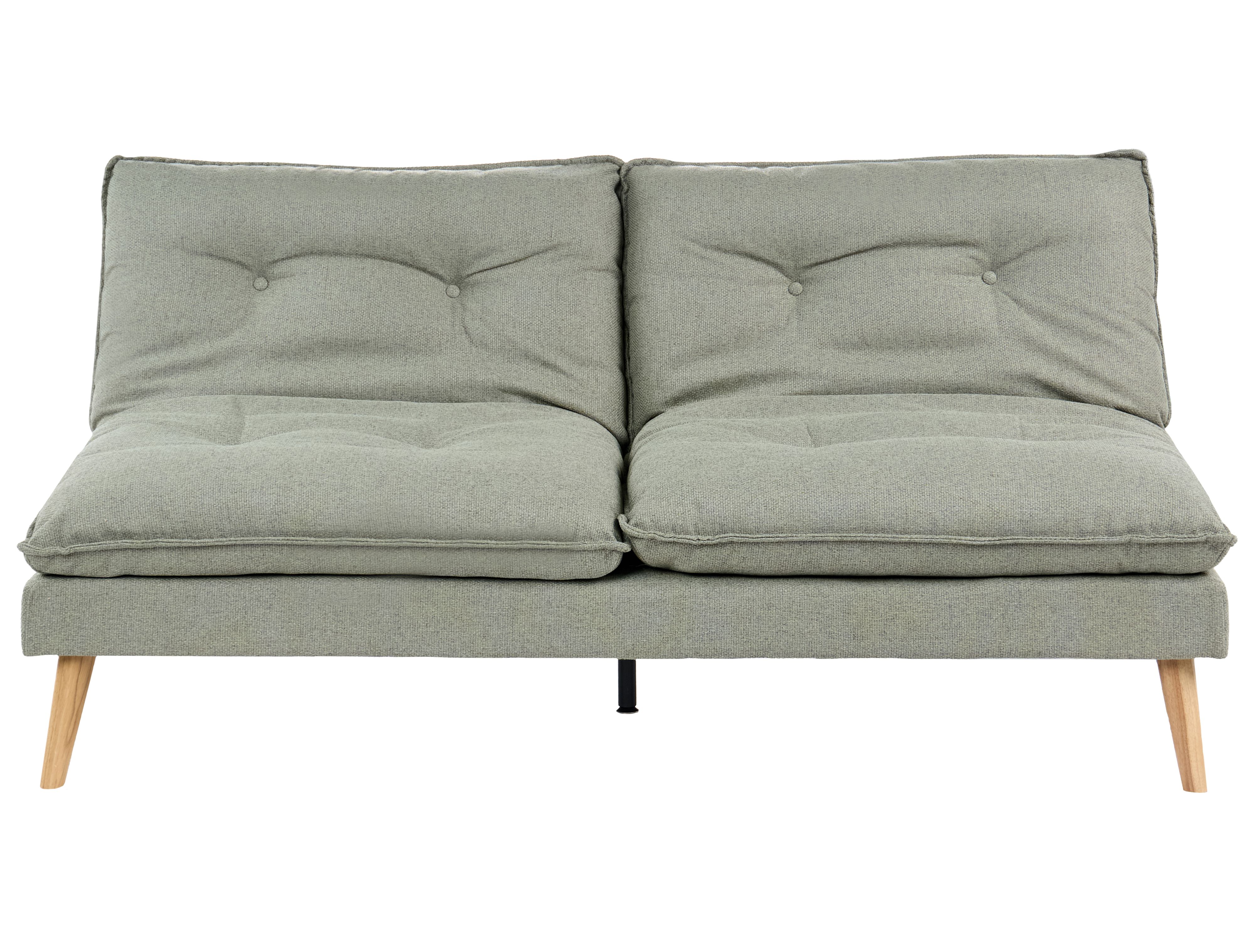Sofa Bed 3 Seater YILA Fabric Green