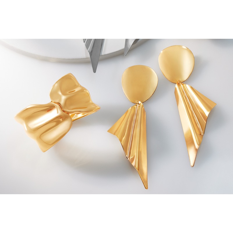Wave Hinge Bangle & Drop Earrings - Buy Both and Save - MIDNIGHT VELVET CATALOG