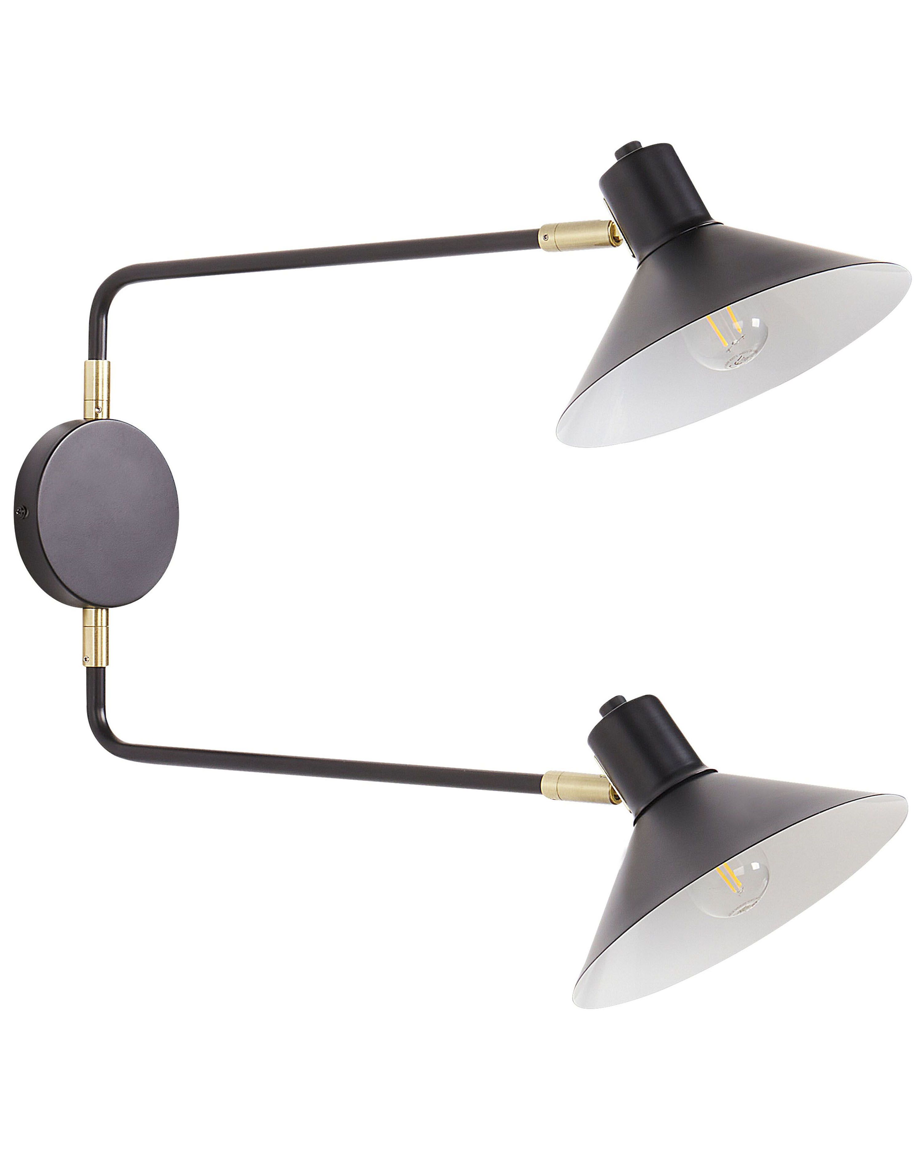 Wall Lamp KADASSA Adjustable Metal Black