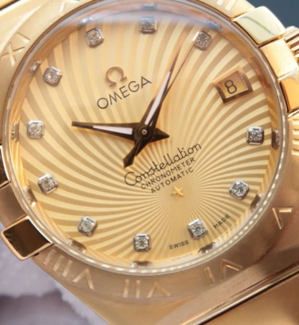 Replica Omega V6 Constellation 123.20.35 YG Case Yellow Dial - Top club