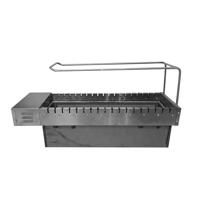 Fully Automatic Chain Style Upper Smoke Exhaust Table Top Grill Restaurant Indoor Charcoal Touch Screen Griddle