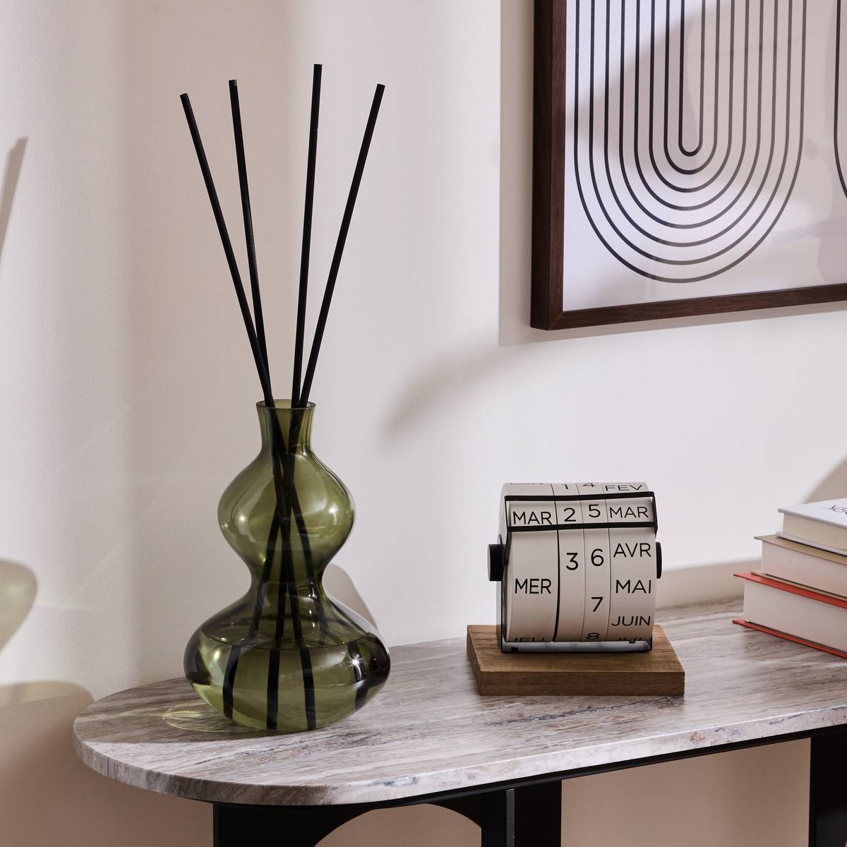 Diffuser "Hanae" Sandalwood, Dark Green, 1000ml