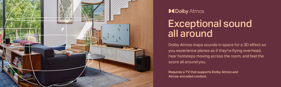Dolby Atmos, efekt 3D, 